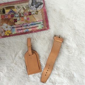 AUTHNENTIC Louis Vuitton Luggage tag